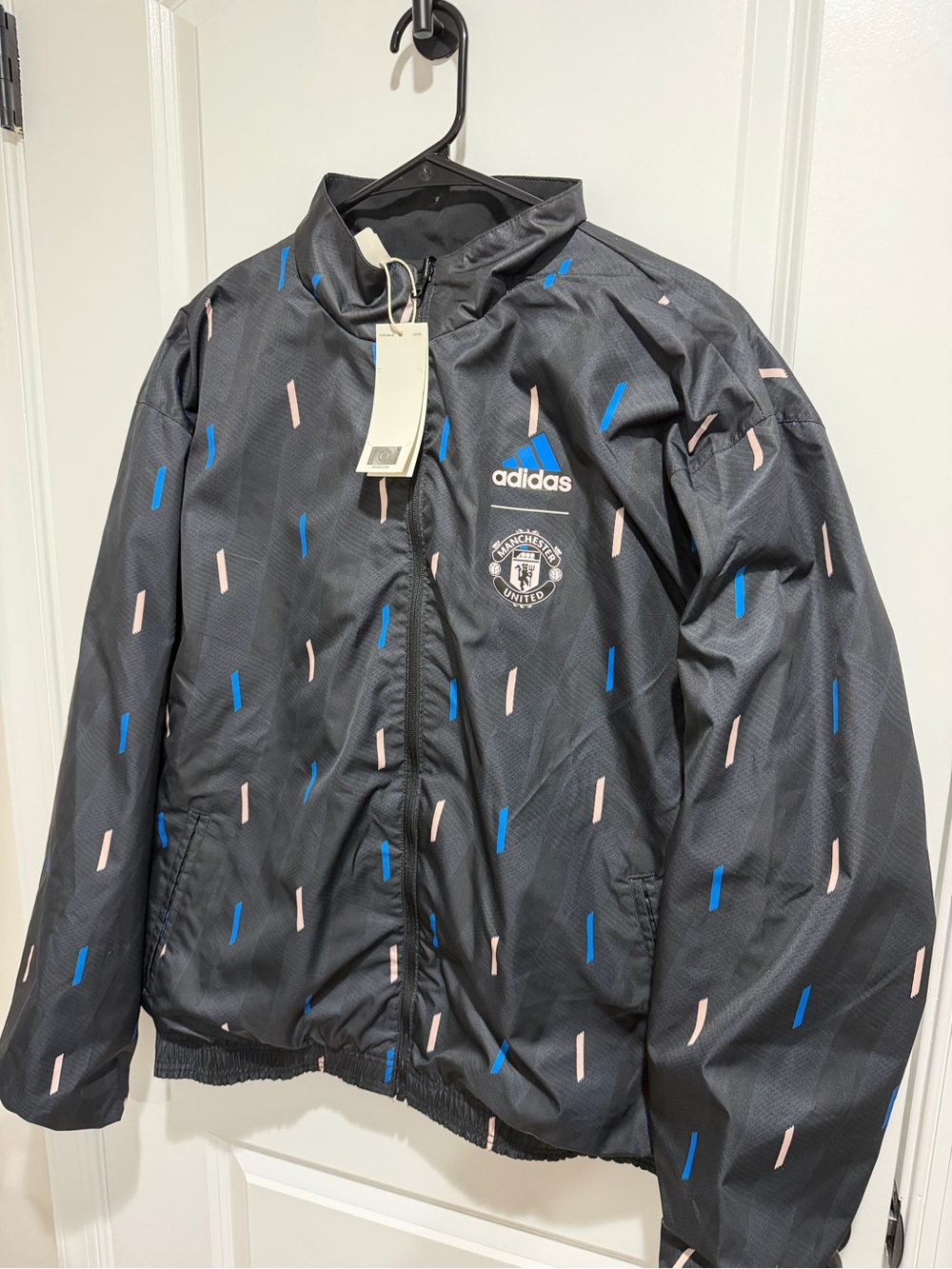 Adidas Manchester United Black Track reversible ANTHM jacket